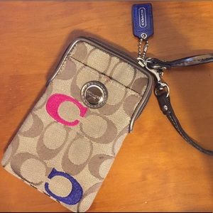 Coach Coin Purse/Phone Holder